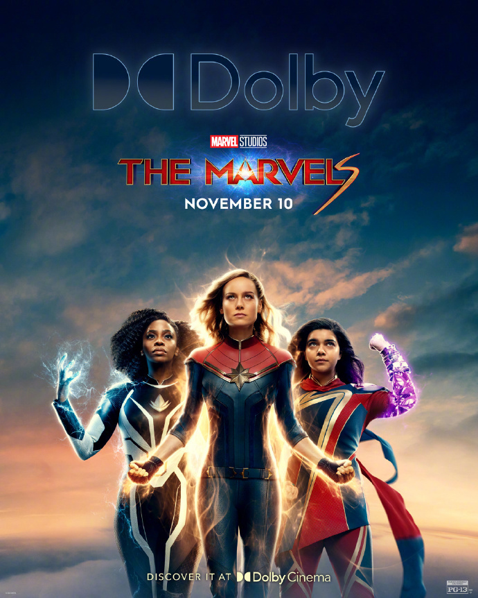 《惊奇队长2》发布多款海报，三名女超级英雄引人注目