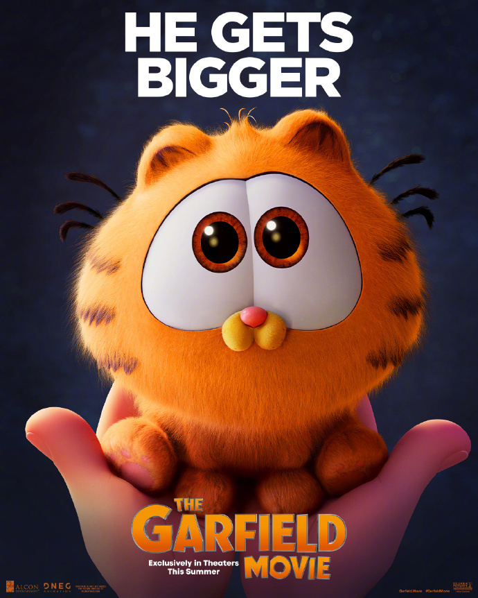 幼年可爱生物现身！《加菲猫》动画电影海报首次曝光