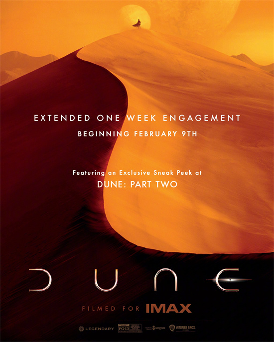 《沙丘》第二部前瞻内容将于2月9日在北美重映中曝光