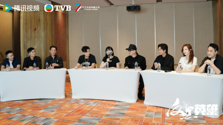 TVB艺人陈山聪、张振朗等主演《反黑英雄》在长沙解放西打卡-1