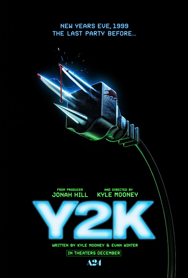 千禧年恐怖喜剧电影《Y2K》发布海报，预示“巨灾”即将来临！-1